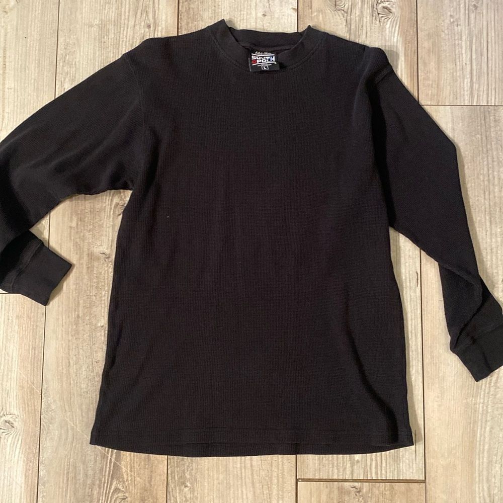 South Pole Large Black Thermal Long Sleeve Men’s